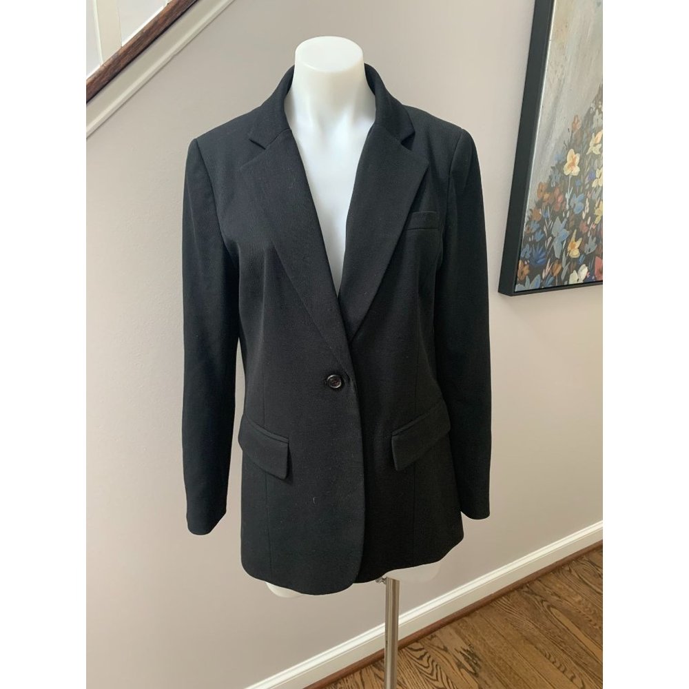 Jenne Maag Black Size Medium Women's Wool Blazer